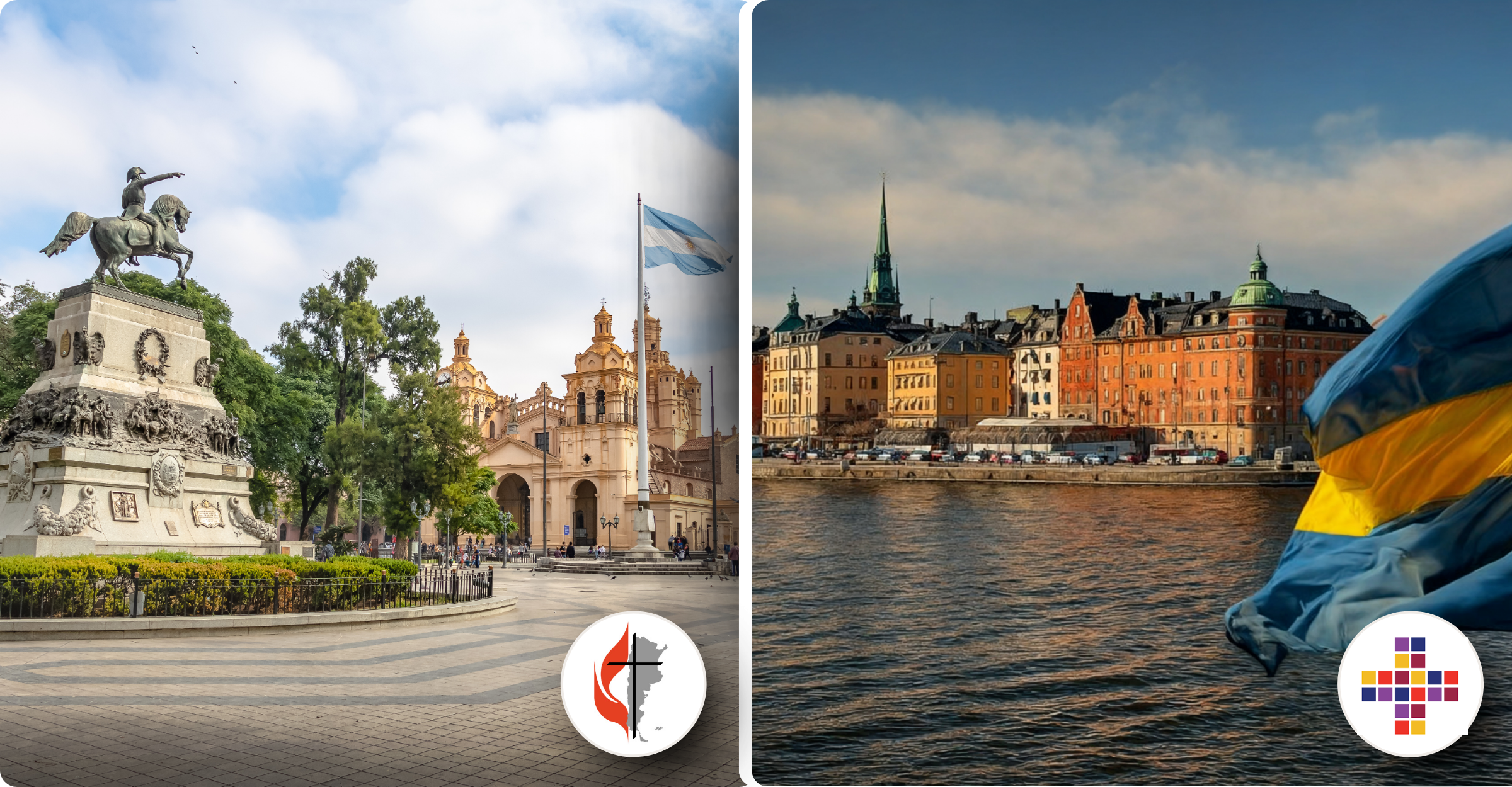 Picture of Argentina and Sweden